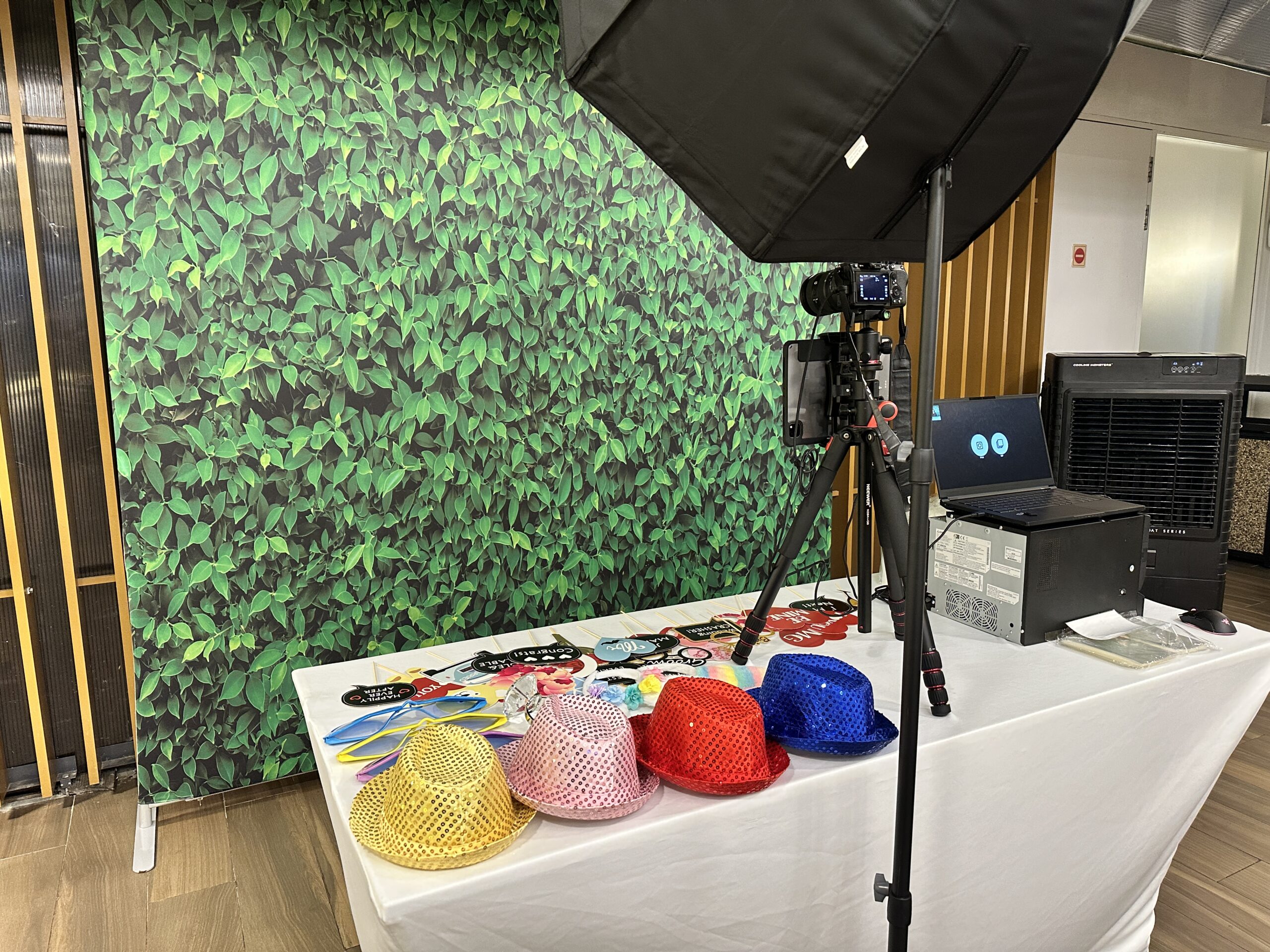 CreativeMedia team preparing an event