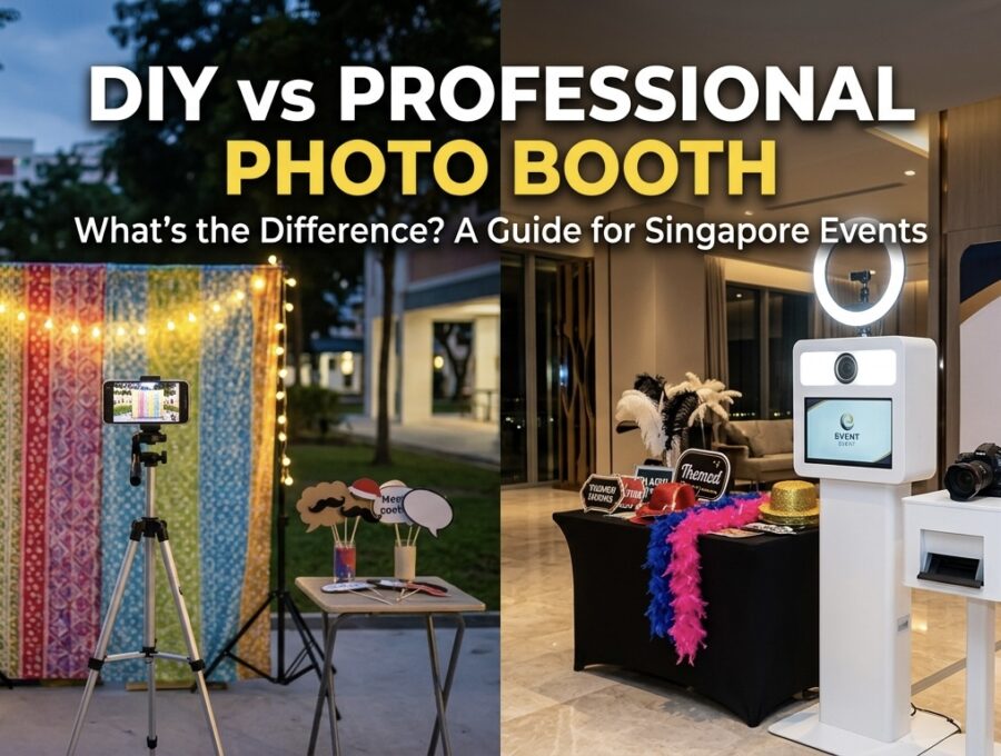 DIY Photo Booth vs Professional Photo Booth: What’s the Difference?